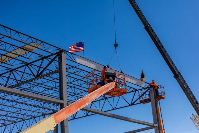 Sweetwater raises the final beam on its $36.7 million Fort Wayne expansion